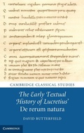 Cover: Early Textual History of Lucretius' De rerum natura - Cambridge University Press