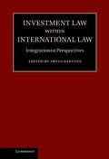 Cover: Investment Law within International Law - Cambridge University Press