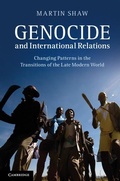 Cover: Genocide and International Relations - Cambridge University Press