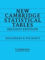 Cover: New Cambridge Statistical Tables - Cambridge University Press