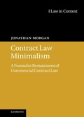 Cover: Contract Law Minimalism - Cambridge University Press