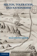 Cover: Milton, Toleration, and Nationhood - Cambridge University Press