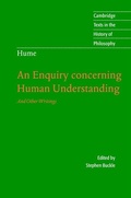 Cover: Hume: An Enquiry Concerning Human Understanding - Cambridge University Press