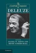 Cover: Cambridge Companion to Deleuze - Cambridge University Press