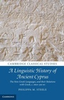 Cover: Linguistic History of Ancient Cyprus - Cambridge University Press