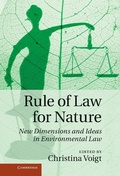 Cover: Rule of Law for Nature - Cambridge University Press