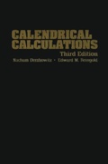 Cover: Calendrical Calculations - Cambridge University Press