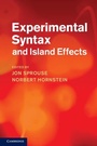 Cover: Experimental Syntax and Island Effects - Cambridge University Press