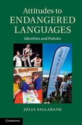 Cover: Attitudes to Endangered Languages - Cambridge University Press