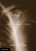 Cover: Inside Lawyers' Ethics - Cambridge University Press