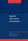 Cover: Applied Time Series Econometrics - Cambridge University Press