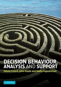 Enlarge image Cover: Decision Behaviour, Analysis and Support - Cambridge University Press