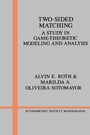 Cover: Two-Sided Matching - Cambridge University Press