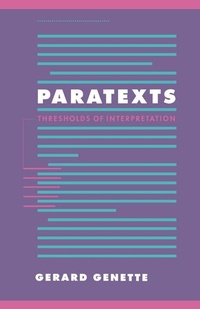 Enlarge image Cover: Paratexts - Cambridge University Press