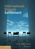 Cover: International Dispute Settlement - Cambridge University Press