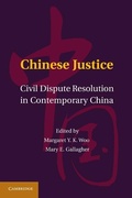Cover: Chinese Justice - Cambridge University Press