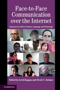 Cover: Face-to-Face Communication over the Internet - Cambridge University Press