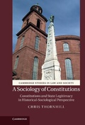 Cover: Sociology of Constitutions - Cambridge University Press