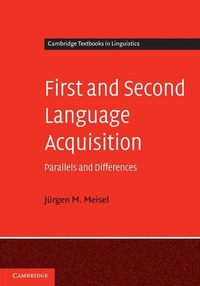 Enlarge image Cover: First and Second Language Acquisition - Cambridge University Press