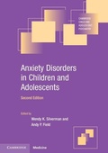 Cover: Anxiety Disorders in Children and Adolescents - Cambridge University Press