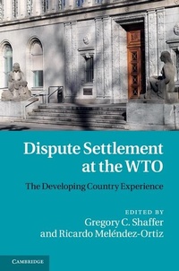 Enlarge image Cover: Dispute Settlement at the WTO - Cambridge University Press