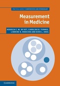Cover: Measurement in Medicine - Cambridge University Press