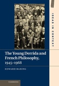 Cover: Young Derrida and French Philosophy, 1945-1968 - Cambridge University Press