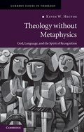 Cover: Theology without Metaphysics - Cambridge University Press