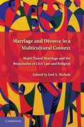 Cover: Marriage and Divorce in a Multi-Cultural Context - Cambridge University Press