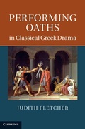 Cover: Performing Oaths in Classical Greek Drama - Cambridge University Press