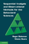 Cover: Sequential Analysis and Observational Methods for the Behavioral Sciences - Cambridge University Press