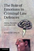 Cover: Role of Emotions in Criminal Law Defences - Cambridge University Press