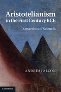 Cover: Aristotelianism in the First Century BCE - Cambridge University Press