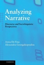 Cover: Analyzing Narrative - Cambridge University Press