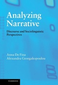 Cover: Analyzing Narrative - Cambridge University Press