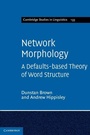 Cover: Network Morphology - Cambridge University Press