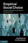 Cover: Empirical Social Choice - Cambridge University Press