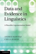 Cover: Data and Evidence in Linguistics - Cambridge University Press