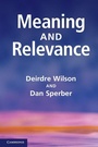 Cover: Meaning and Relevance - Cambridge University Press