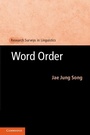 Cover: Word Order - Cambridge University Press