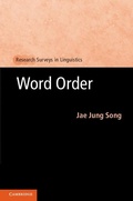 Cover: Word Order - Cambridge University Press