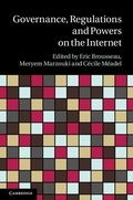 Cover: Governance, Regulation and Powers on the Internet - Cambridge University Press