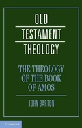 Cover: Theology of the Book of Amos - Cambridge University Press