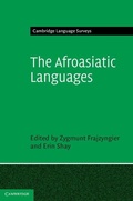 Cover: Afroasiatic Languages - Cambridge University Press