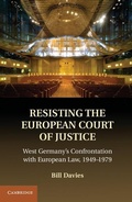 Cover: Resisting the European Court of Justice - Cambridge University Press