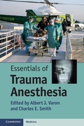 Cover: Essentials of Trauma Anesthesia - Cambridge University Press