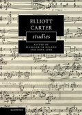 Cover: Elliott Carter Studies - Cambridge University Press