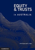 Cover: Equity and Trusts in Australia - Cambridge University Press