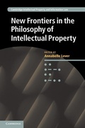Cover: New Frontiers in the Philosophy of Intellectual Property - Cambridge University Press