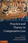 Cover: Practice and Theory in Comparative Law - Cambridge University Press